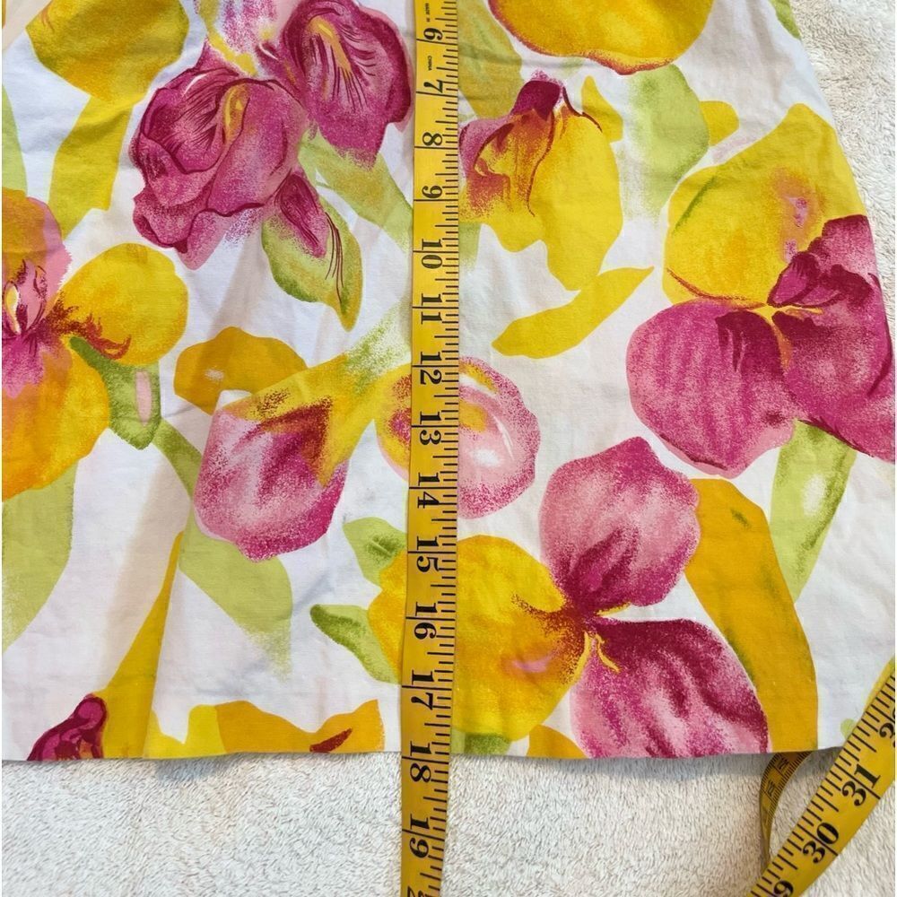 Evan Picone Floral Mini Skirt.Size 8 - Picture 7 of 8